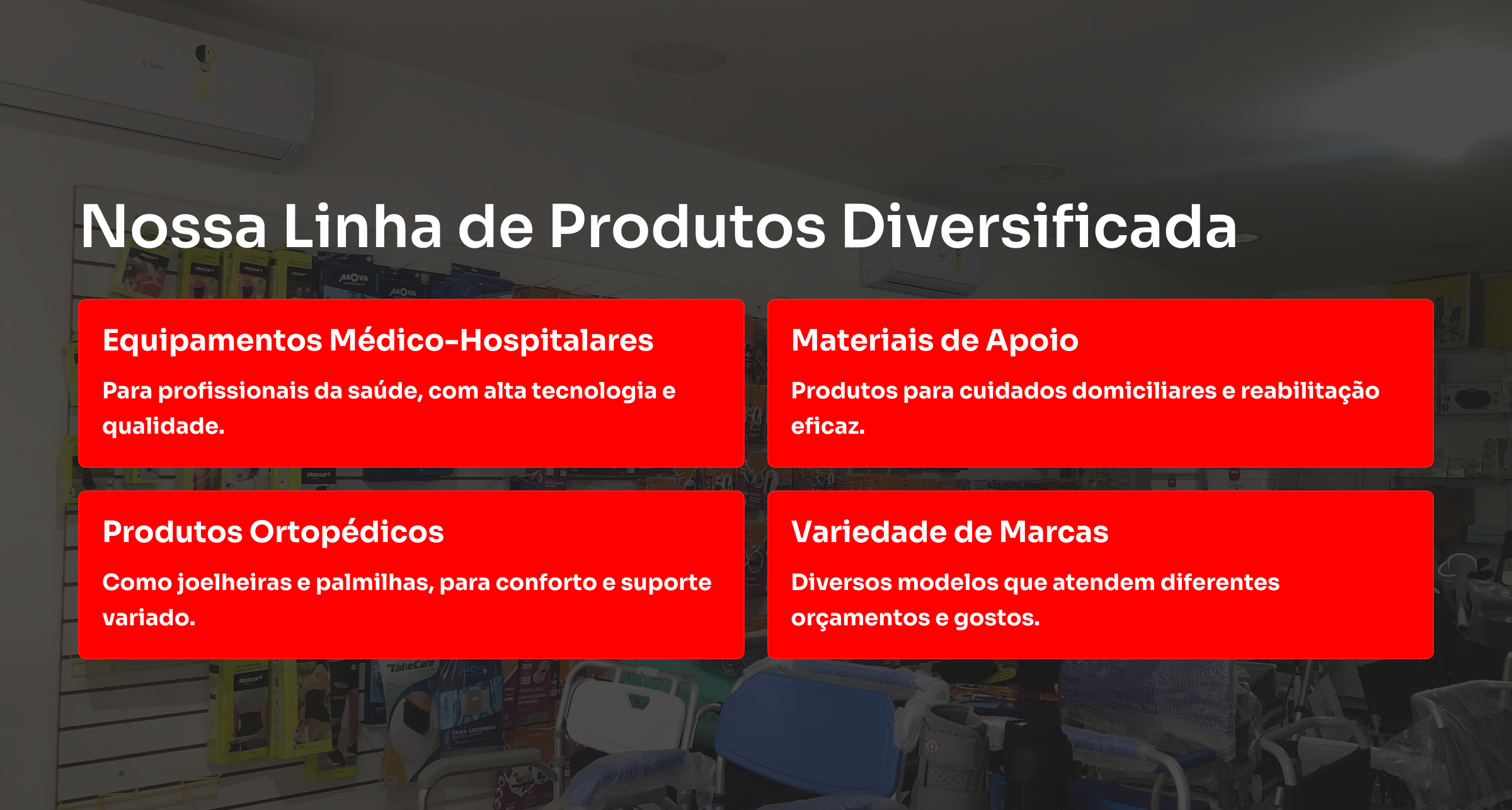Nossa Linha de Produtos Diversificada